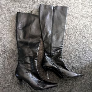 Cole Haan Tall Soft Leather Heeled Boots